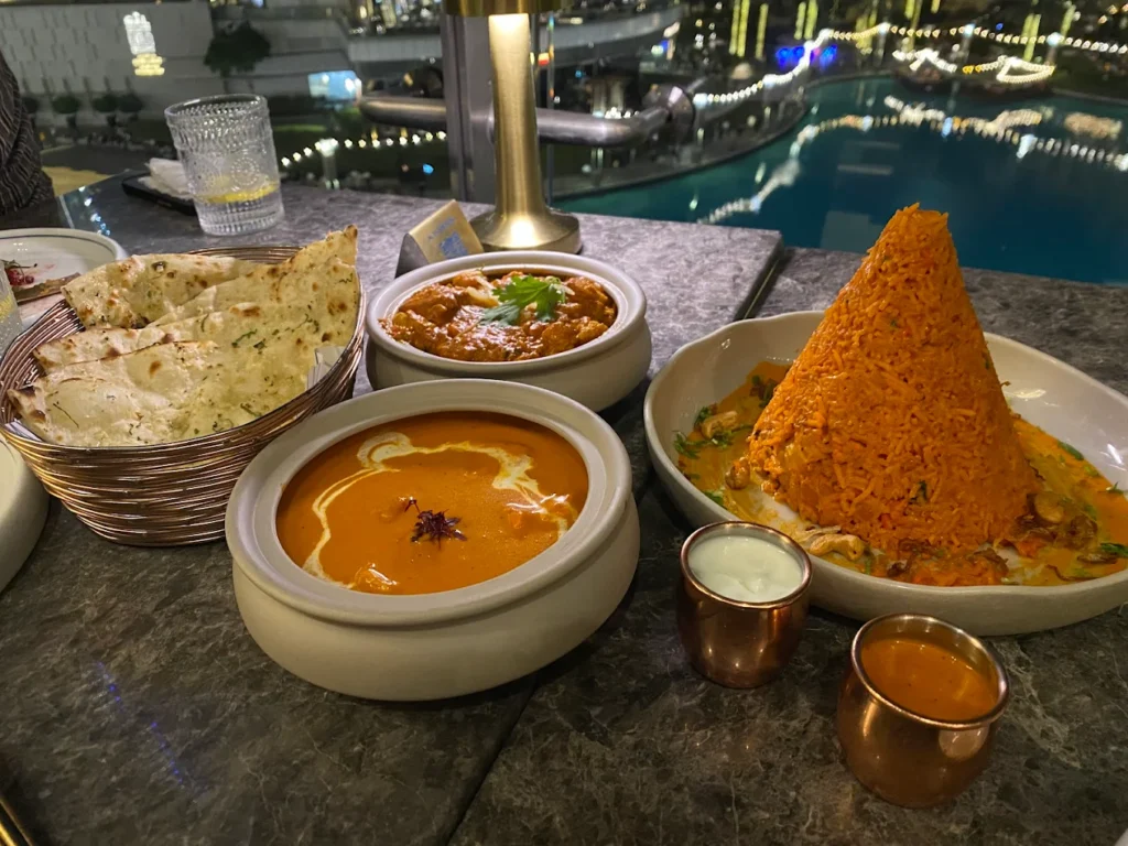 Indian restaurants in dubai mall
