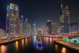 Dubai marina nightlife