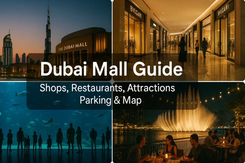 Dubai Mall Guide – Shops, Restaurants, Attractions, Parking & Map