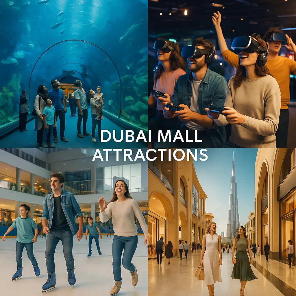 Dubai Mall Attractions: 20+ Must-Visit Entertainment Destinations & Activities
