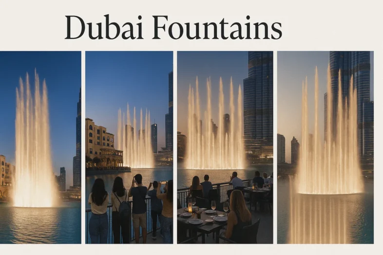 The Dubai Fountain – Dubai's Dancing Miracle of Water, Light, and Music
