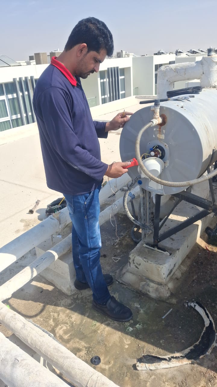 Water heater installation in damac hills