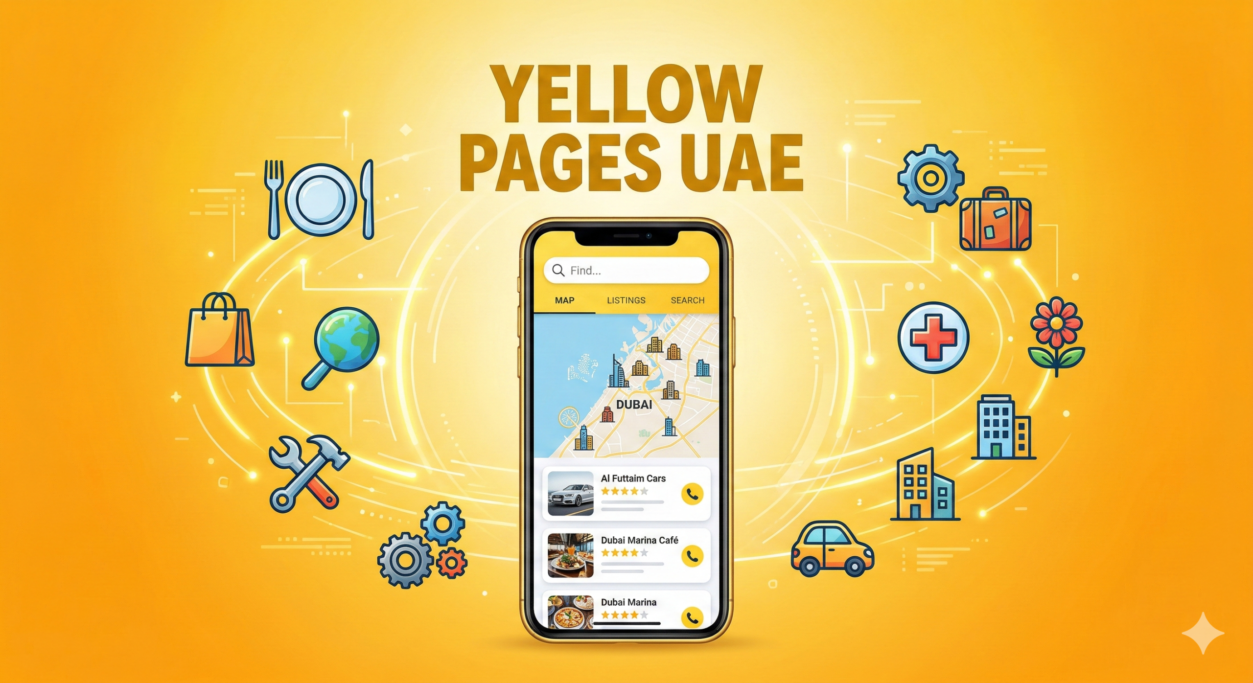 What is Yellow Pages UAE and how does it work?