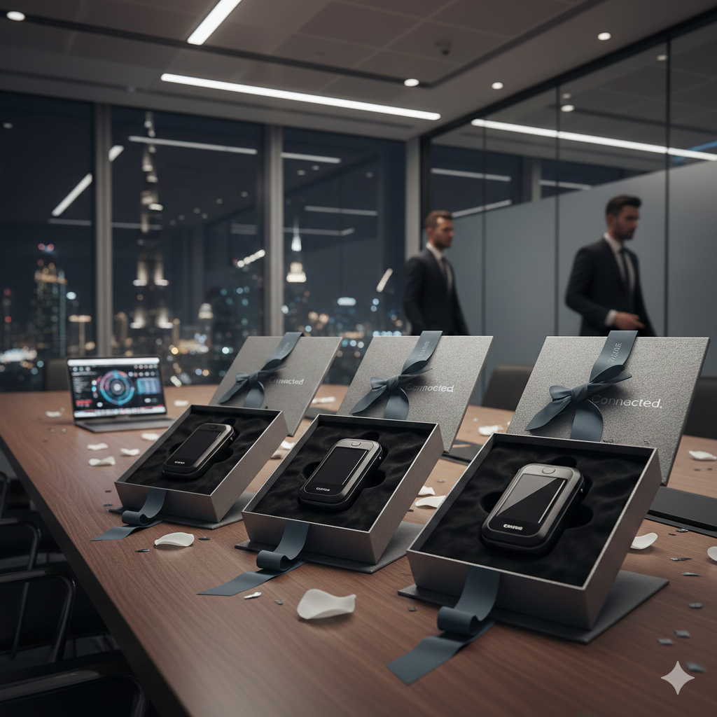 Smart trackers used as corporate gifts in Dubai offices