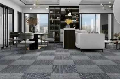 Office Carpet Tiles Completed Project in Business Bay