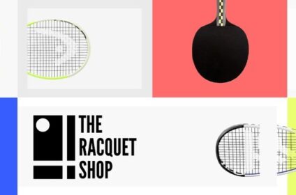 The Raquet Shop Banner