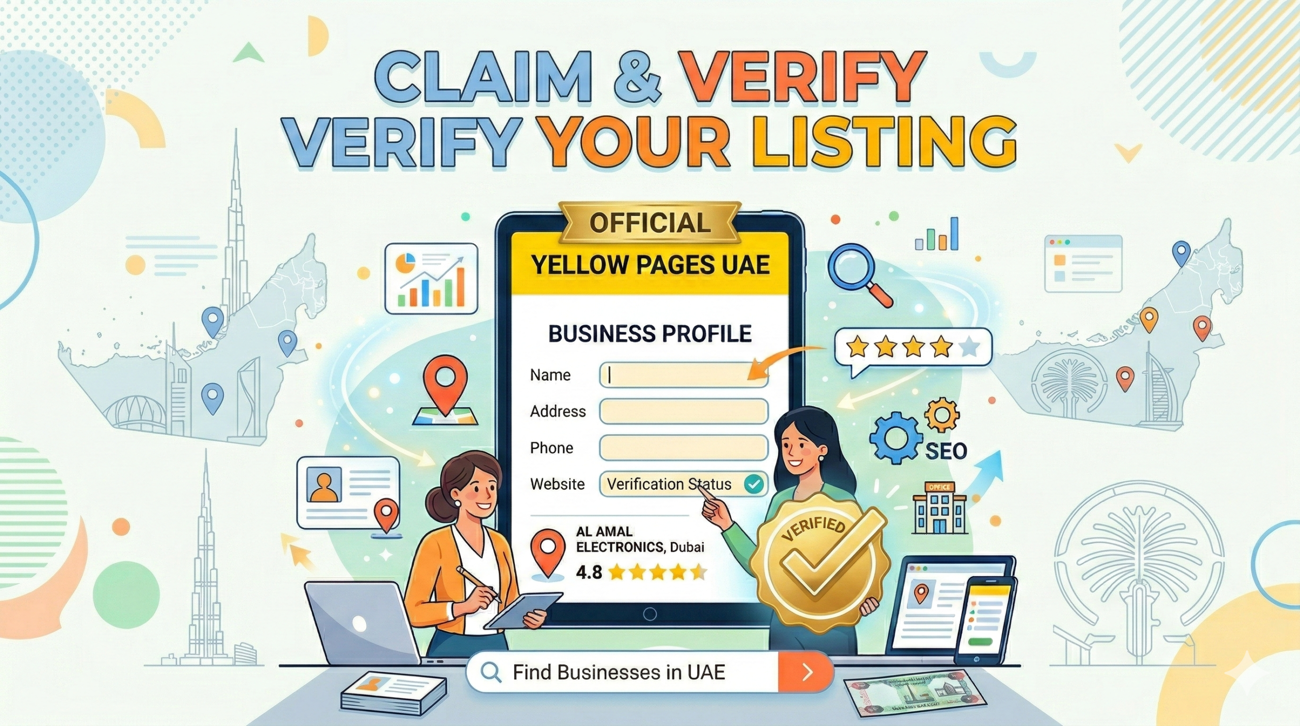 Is Your Yellow Pages UAE Listing Verified? Here’s How to Check and Claim It
