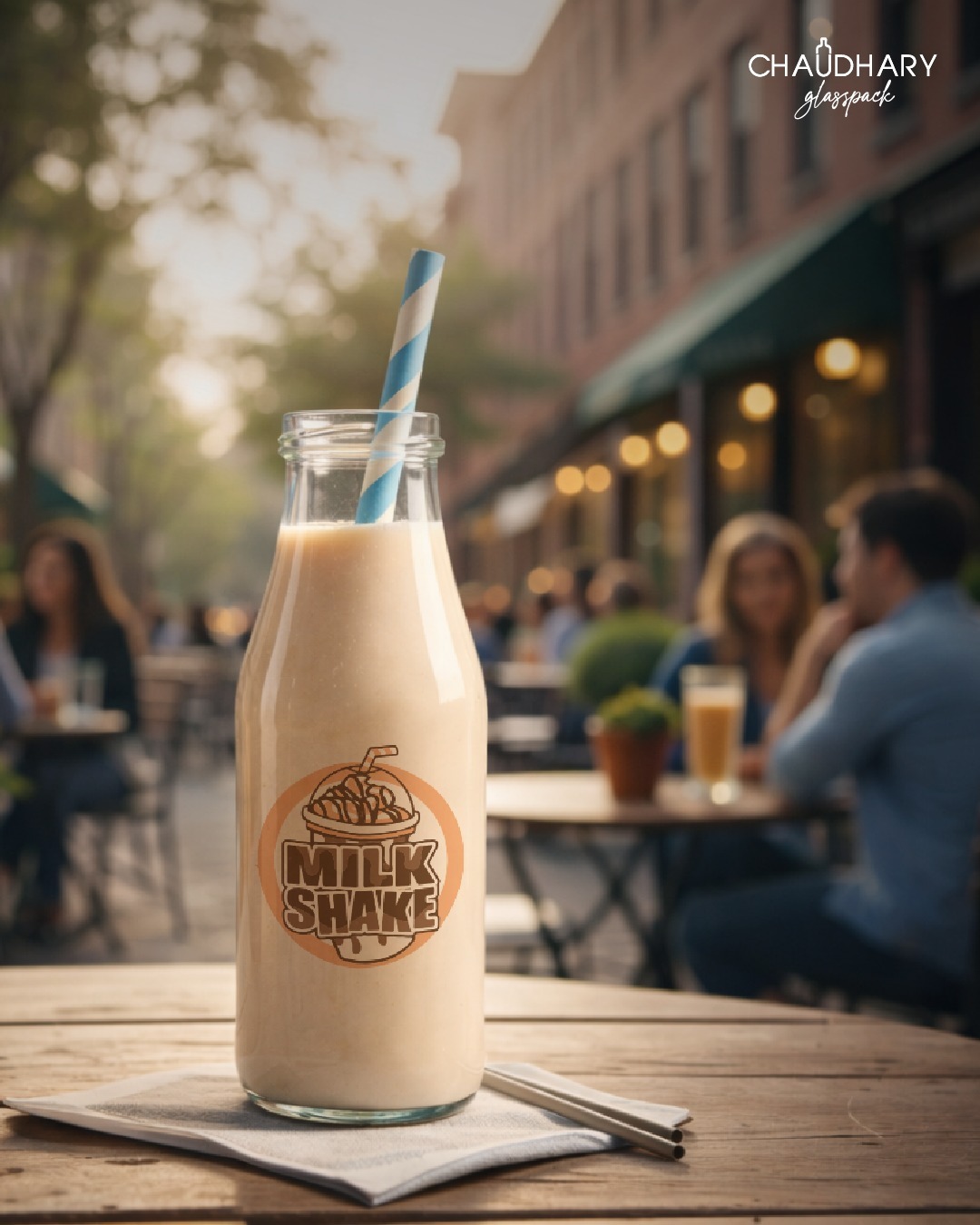 Built for cafés, cold pressed brands, and cloud kitchens, 700 ml glass juice bottles that look a