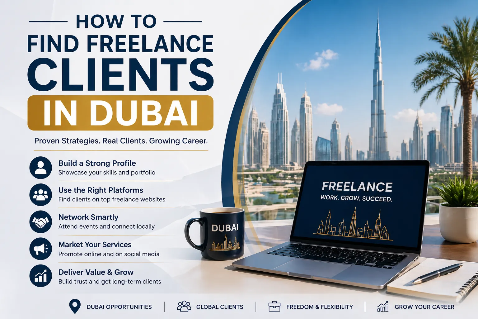 How to Find Freelance Clients in Dubai