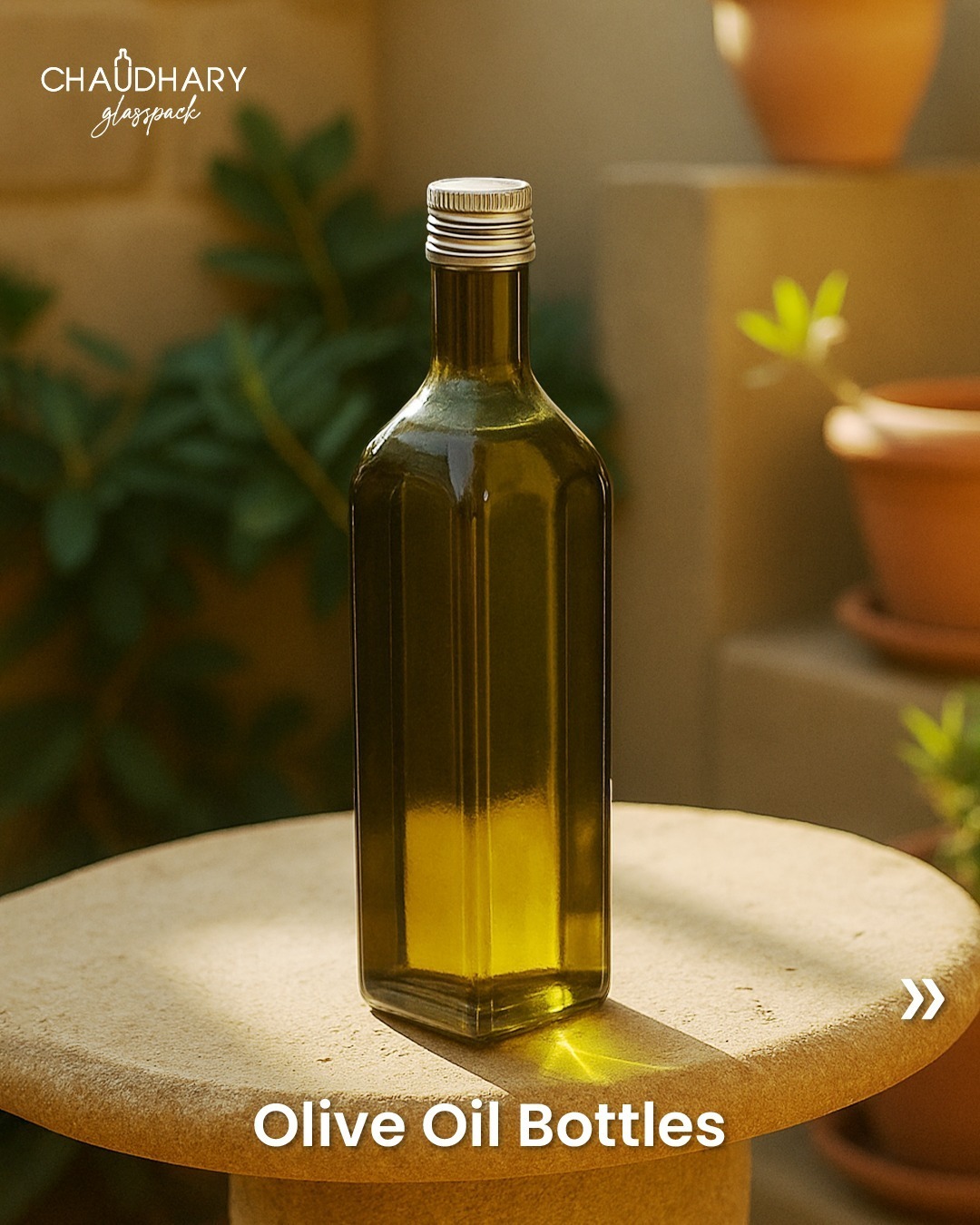 Olive Oil Bottle Supplier in Dubai- Chaudhary Glass Pack LLC