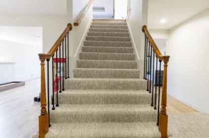 Custom stair carpet