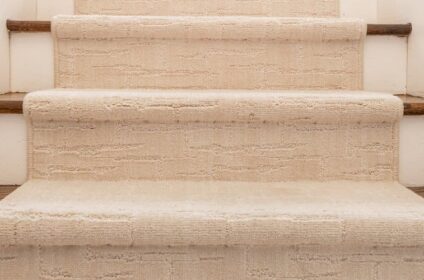 Living room stair carpet