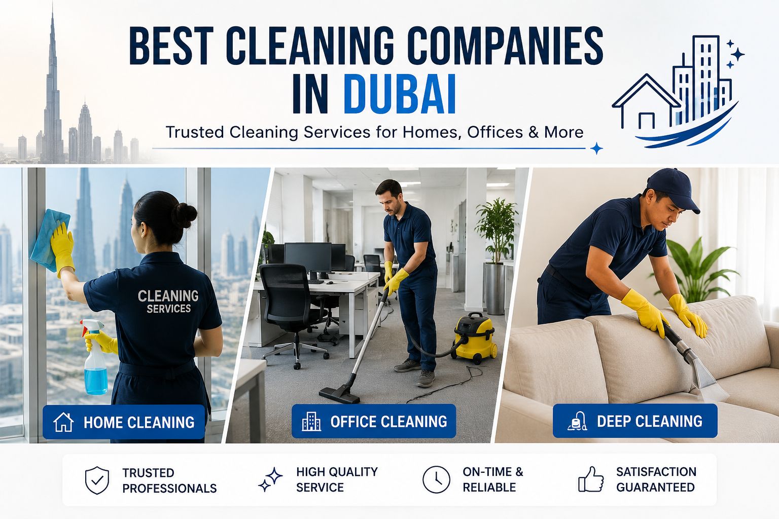 Best Cleaning Companies in Dubai for Homes, Offices & Deep Cleaning Services