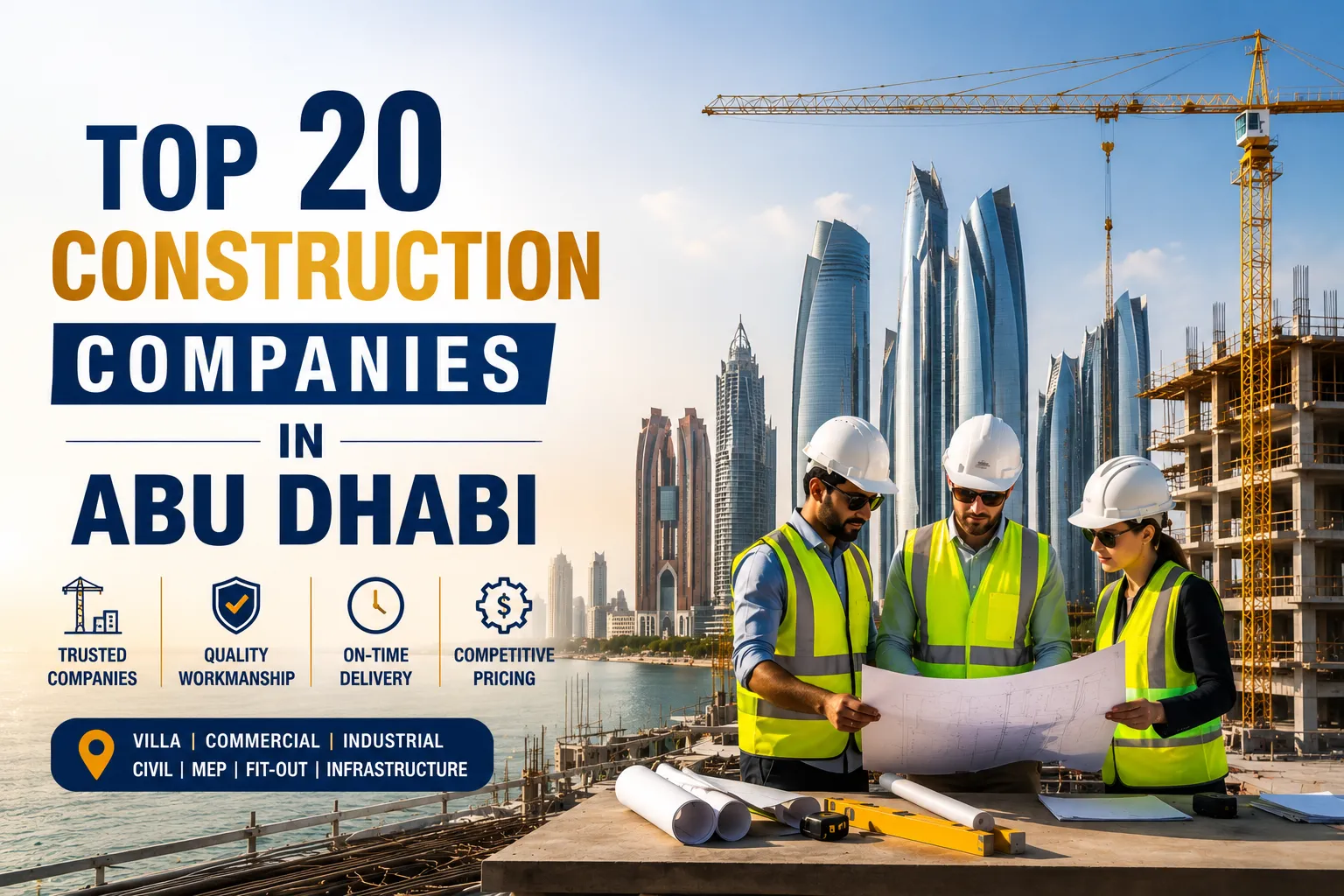 Top 20 Construction Companies in Abu Dhabi | Compare Contractors