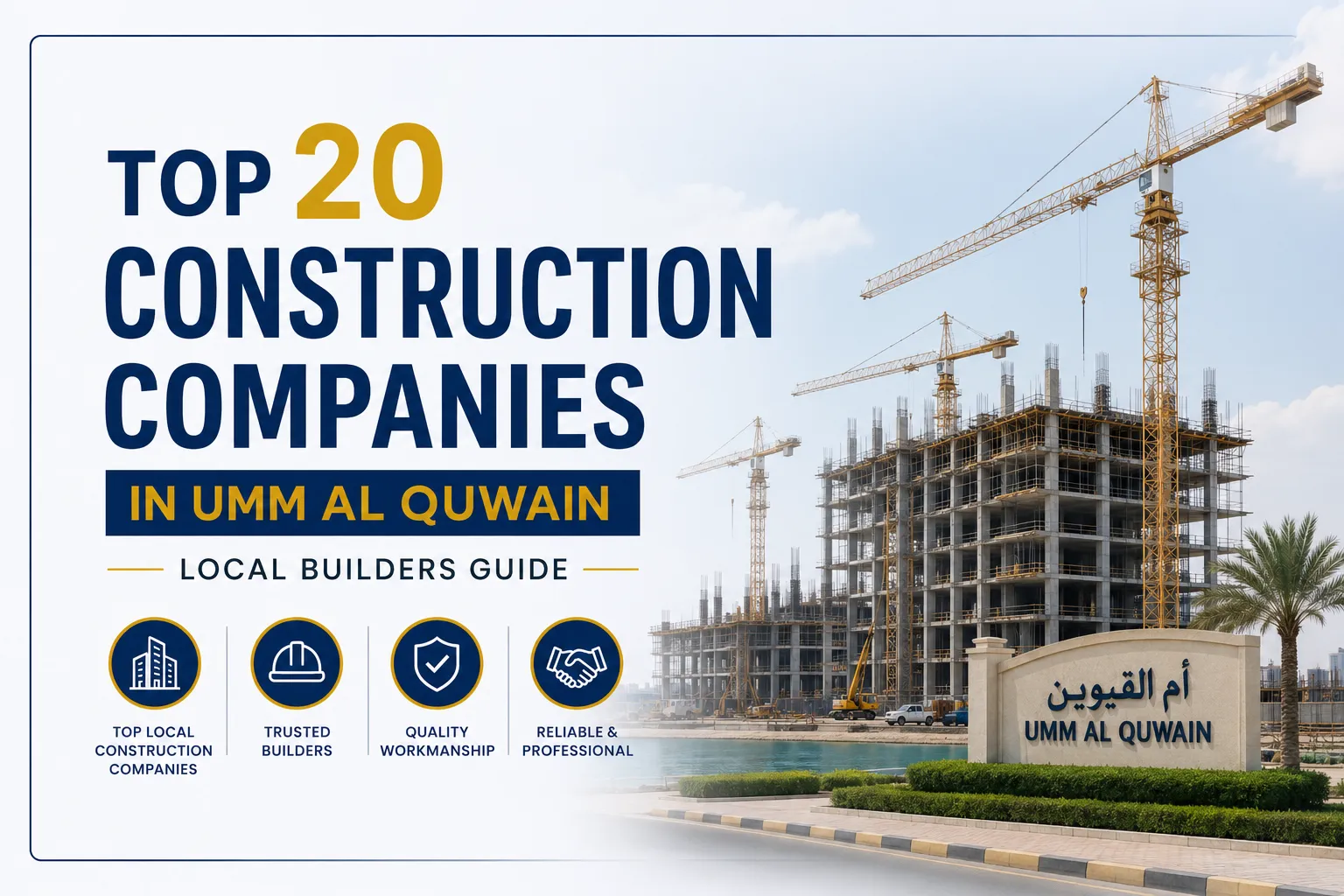 Top 20 Construction Companies in Umm Al Quwain | Local Builders Guide